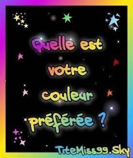 ta couleur pr&eacute;f&eacute;r&eacute;